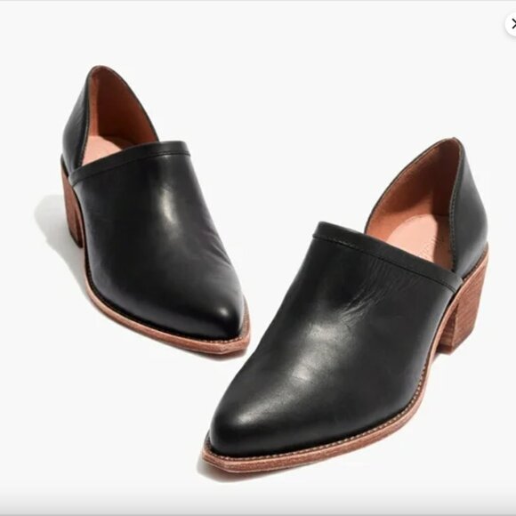 Madewell Shoes - Madewell The Brady Lowcut Bootie Black Women's 7 Leather Shoe